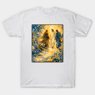 Road to Emmaus | Christian Abstract Art T-Shirt